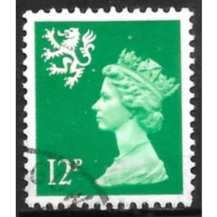 1958-67 Scotland Definitive - SG S37 12p emerald Elizabeth C5