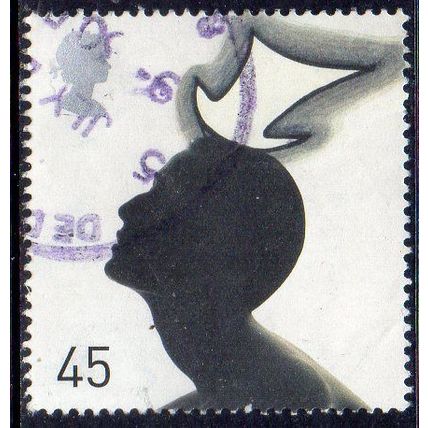 GB 2001 Fashion Hats - Top Hat, Stephen Jones 45p Used