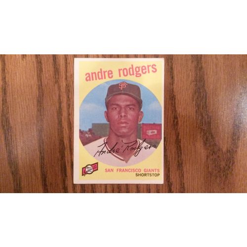 1959 Topps Card # 216 Andre Rodgers Poor (1) San Francisco Giants
