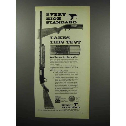1968 High-Standard Shotgun Ad - Takes This Test