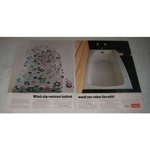 1979 Owens-Corning Fiberglas Bathtub Ad, Slip-Resistant