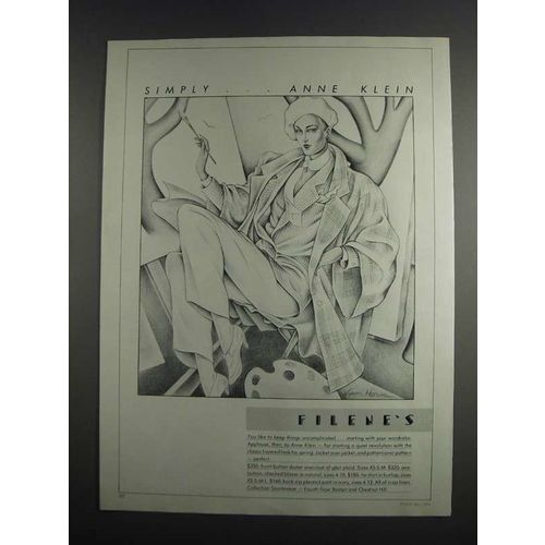 1984 Filene's Anne Klein Fashion Ad