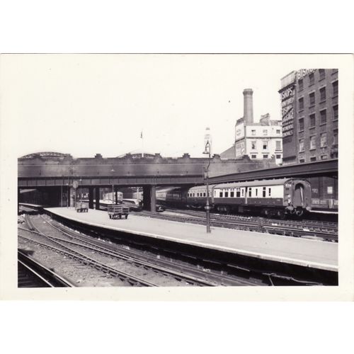 Railway Station Photo London Victoria 1956 LC&DR from LB&SCR Platform 9 x