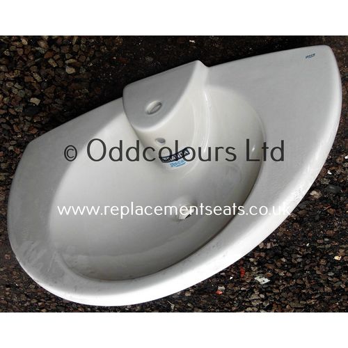 Roca Veranda 80cm 1TH Basin in PERGAMMON