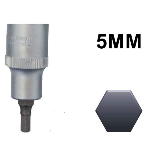 5mm 1/2in Drive Hexagon Key Socket