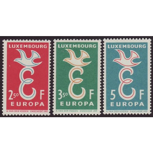 Luxembourg 1958 SG 640-2 UMM - Europa/CEPT (G-097 (1))
