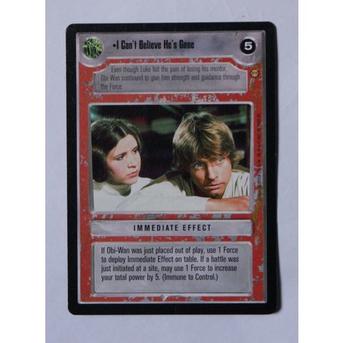 Star Wars CCG: Tatooine Limited # I Can't Believe He's Gone (A) light 2001