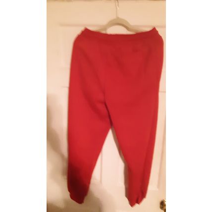 Galaxy By Harvic Men'S Regular-Fit Fleece Jogger Sweatpants, Red S