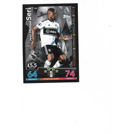 Match Attax 2018/19 158 Jean Michael Seri Fulham