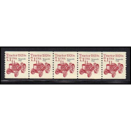 2127a 7.1c Tractor Fine MNH Dry Gum PNC 1/5 X0755