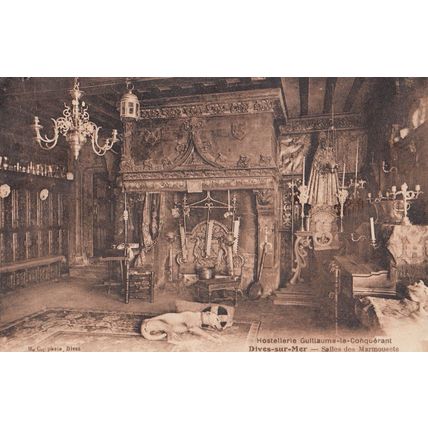 Hostellerie Guillaume Le Conquerant Dives Sur Mer Salles De Marmousets Postcard