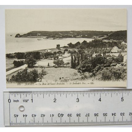 vintage postcard Jersey, St Brelades Bay