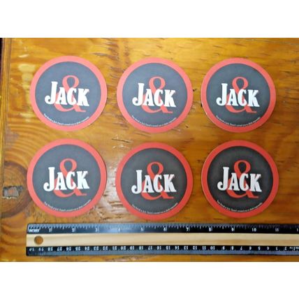 Jack & Coke Drink Coasters! Vtg. Hi-C Lemonade/Coke - Indoor/Outdoor Man Cave