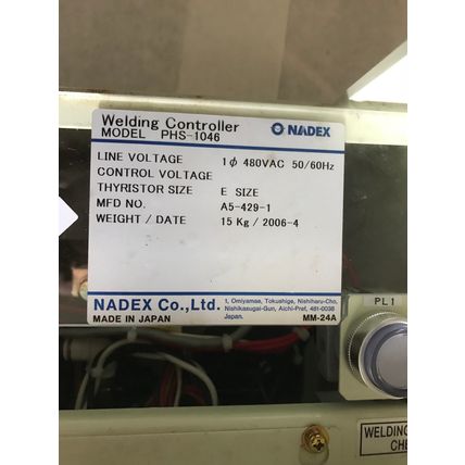 NEW NADEX PHS-1046 WELDING CONTROLLER TIMER PS01-T24B S215,S216-V2.6,TA