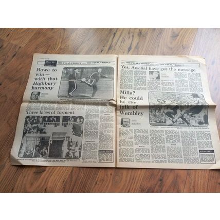 Evening Standard 1978 FA Cup Final Colour Special - Arsenal vs Ipswich Town