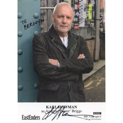 Karl Howman as Andrew Briggs Eastenders Hand Signed Cast Photo
