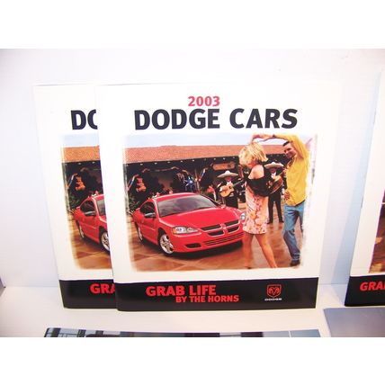 2003 DODGE TRUCKS RAM CARS CHRYSLER 300M JEEP ACCESSORIES SALES BROCHURES (7)