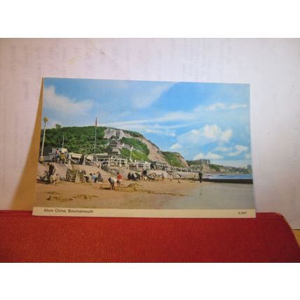ALUM CHINE, BOURNEMOUTH unused postcard by Dennis dated 1971 =