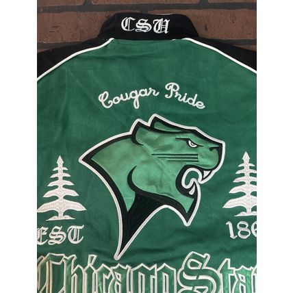 CHICAGO STATE UNIVERSITY Big Boy Headgear Jacket~Never Worn~XL 2XL