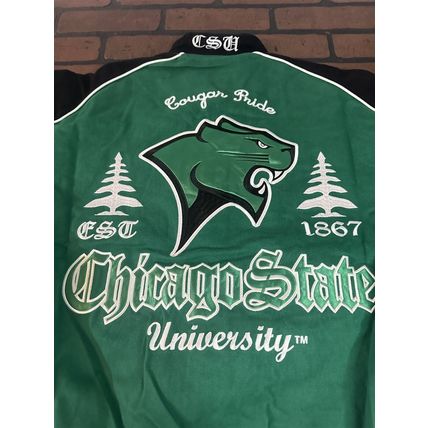 CHICAGO STATE UNIVERSITY Big Boy Headgear Jacket~Never Worn~XL 2XL