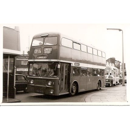Black & White Photograph of Manchester Corporation Transport - END 858D