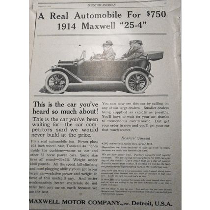 The Motor-driven Commercial Vehicle - Aug. 30, 1913 Scientific American. 4 pages