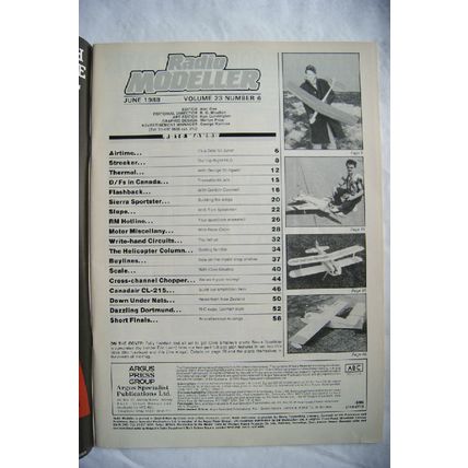 1988 Radio Modeller Magazine - June + plans for Sierra Sportster, part 2
