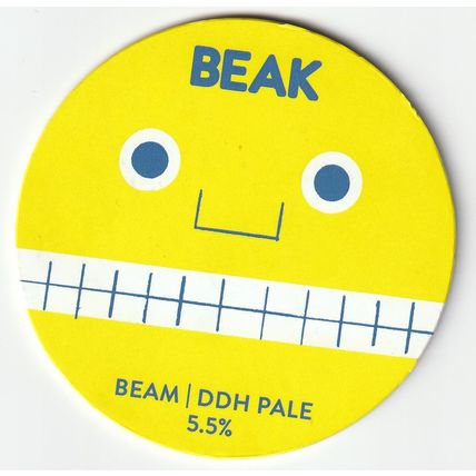 UNUSED KEG CLIP FRONT - BEAK BREWERY - BEAM DDH PALE