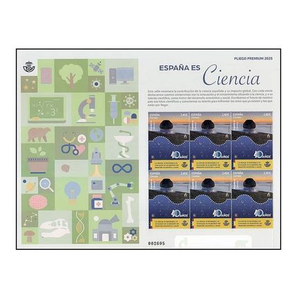 Spain 2025 [SLL] MPP Spain is: Science (MNH)