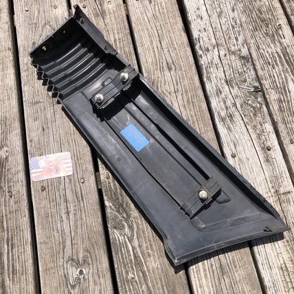 Volvo 740 760 OEM Left Rear Bumper End Cap Filler Trim Black OEM 1392922