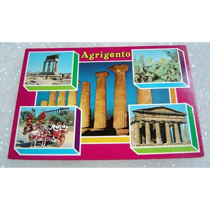 AGRIGENTO - ITALY - POSTCARD .