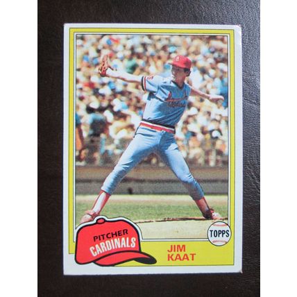 Two (2) Jim Kaat Baseball Cards - See Pictures and Description Below