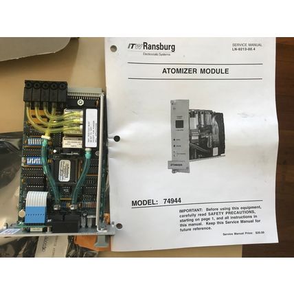 new ITW RANSBURG 74944-100 MODULE ELECTROSTATIC,ROOM1