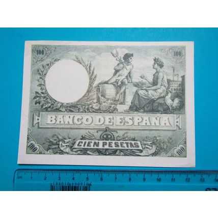 Espana Spain 1908 100 Pesetas Banknote Reproduction - 127