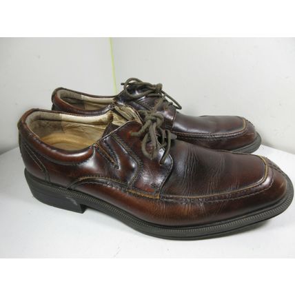Florsheim 13113-200 Brown Leather Casual Lace Up Oxfords Shoes Size US 8 Men's