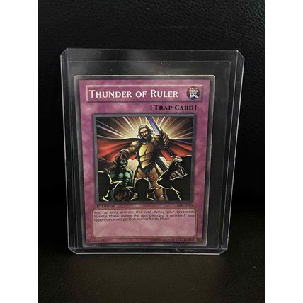 Thunder of Ruler - MFC-042 - Common - 1st Edition Magician's Force Yu-Gi-Oh! Tra