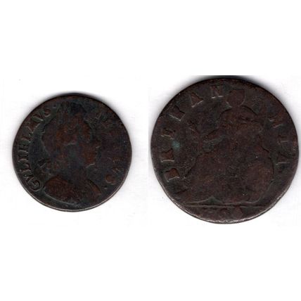 Great Britain. William III. Halfpenny 1700. dy21071