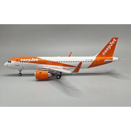 A320-251N EASYJET SWITZERLAND REG: HB-AYP WITH STAND - JFOX JF-A320-058L 1/200
