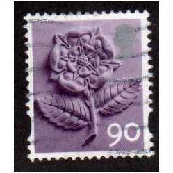ENGLAND 90P 'TUDOR ROSE' (EN20) FINE USED (EBID1214)