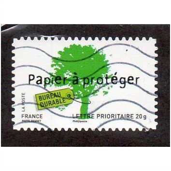 FRA 2008 (55c) 'SUSTAINABILITY -PAPER' FINE USED (EBID20787)