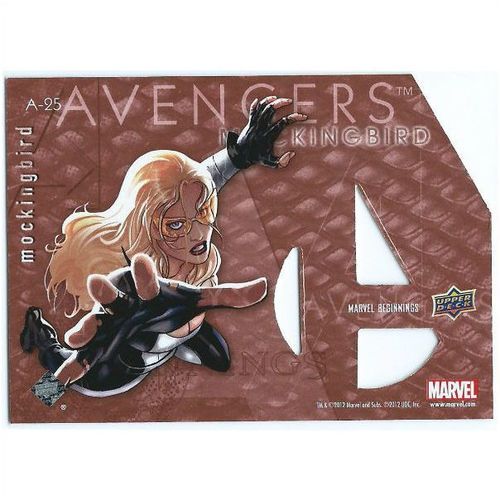 2012 Marvel Beginnings 2 Avengers Die-Cut - #A-25 - Mockingbird