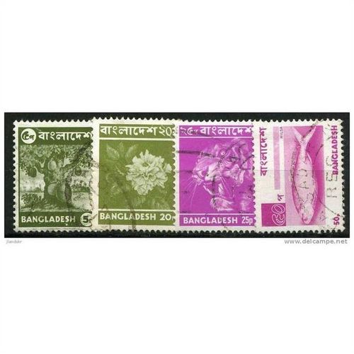 1976 4 different values - #199 fine used (o)