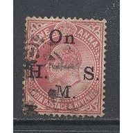 O57 1a Carmine.Fine Used.StampexAut14