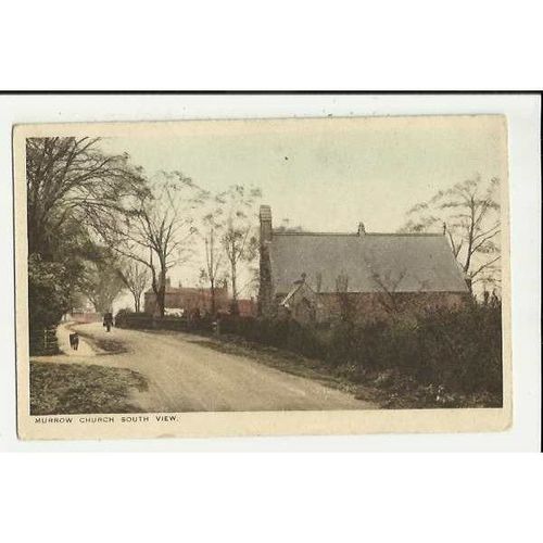 Cambridgeshire MURROW Church Postcard by Benson/RA