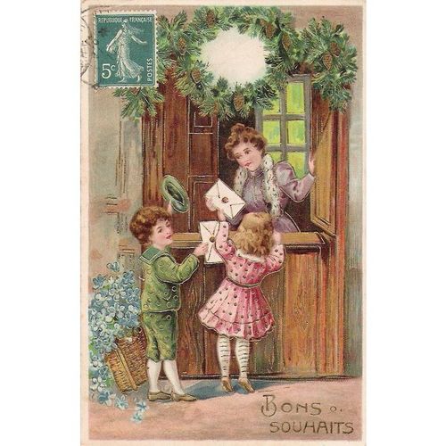 CARTE POSTALE - GAUFREE - ref 15