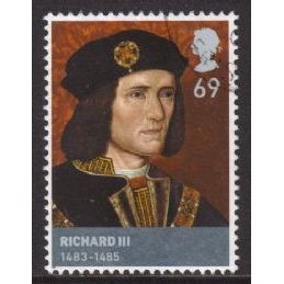 Great Britain 2008 Kings & Queens Lancaster 69p Richard III Used SG 2817 stamp