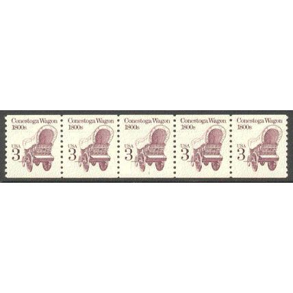 2252 3c Conestoga Wagon Very Fine MNH Dry Gum PNC 1/5 P0961