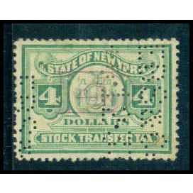 Used Revenue $4 N.Y. Stock Transfer Very Fine WA2903
