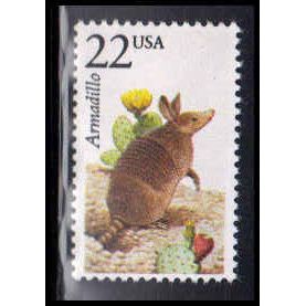 2296 22c Armadillo Fine MNH V3143
