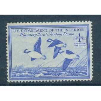 RW15 $1 Buffleheads in Flight Fine Plus MDG NA1716
